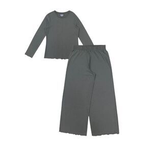Linea Womens/Ladies Cotton Lightweight Pajama Set / Green